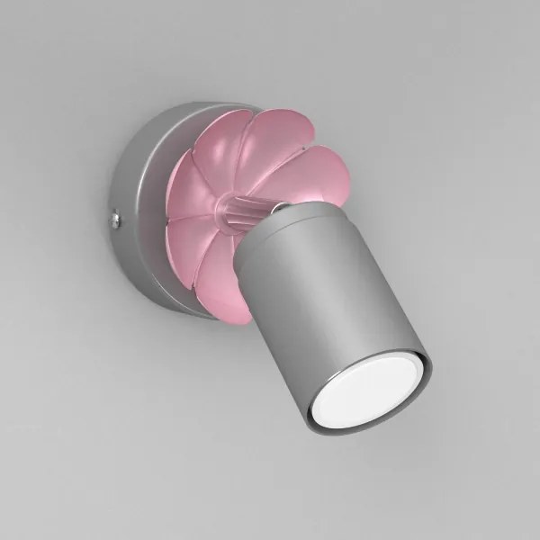 Spot de perete FLOWER 1xGU10/8W/230V crom mat