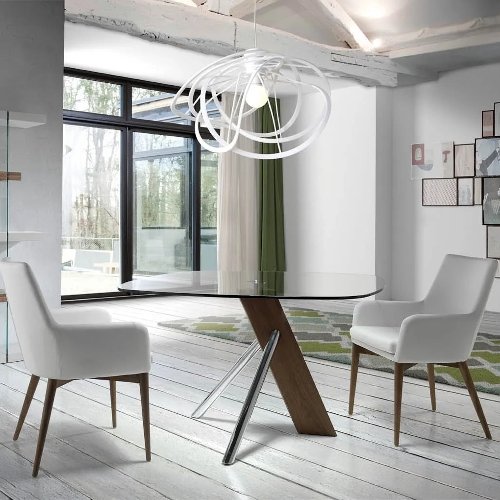 Scaun cu brate design italian Sublim AC-DC627-ARM