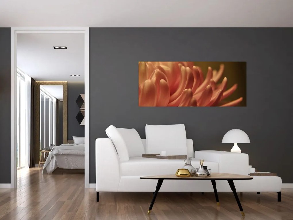 Tablou cu detailu florii (120x50 cm)