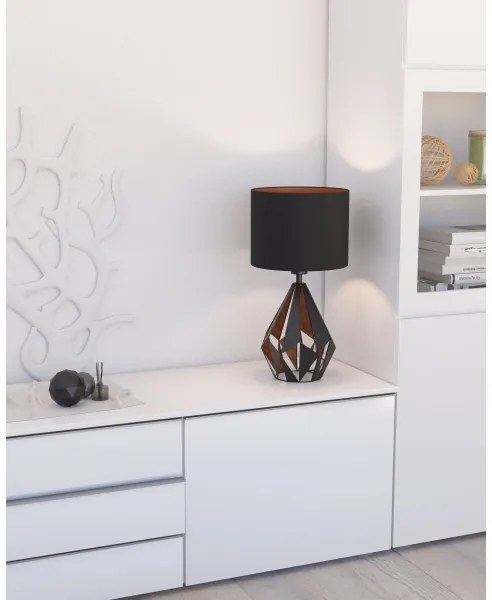 Eglo 43077 - Lampă de masă CARLTON 1xE27/60W/230V