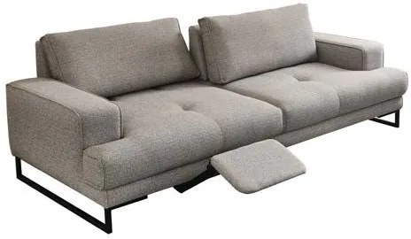 Canapea gri 3 locuri 240/106cm soft