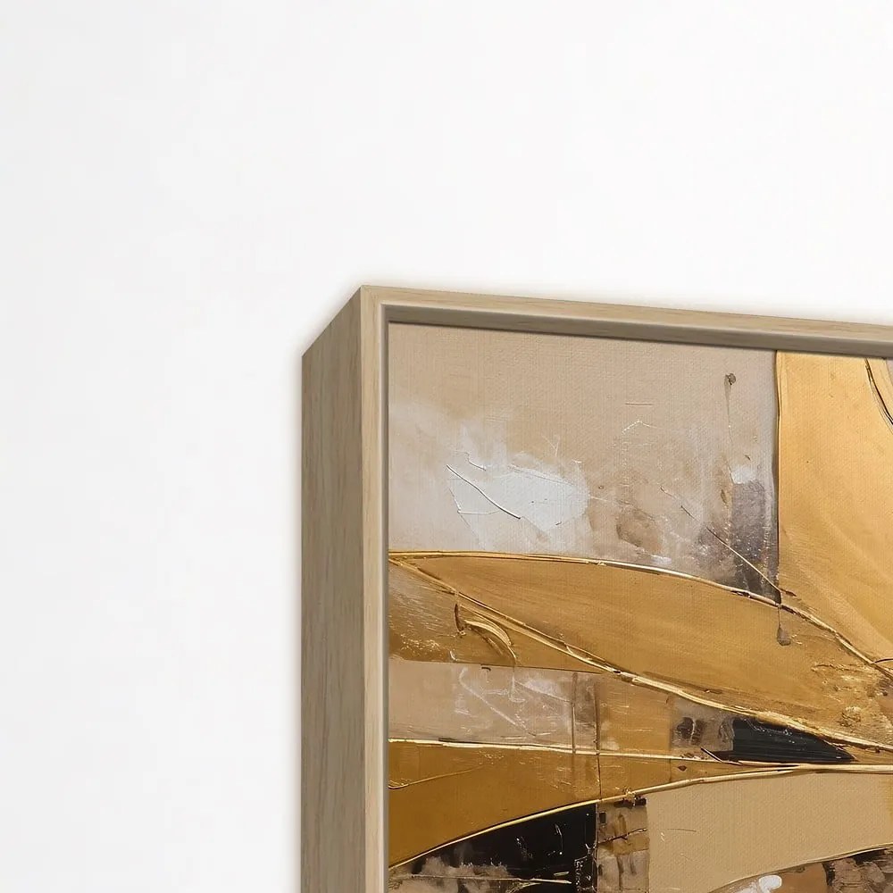 Tablou 150x60 cm Gold Abstraction – knor