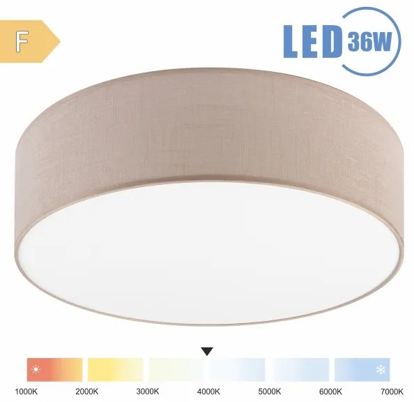 Plafonieră LED Brilagi SIRIJA LED/36W/230V d. 45 cm bej