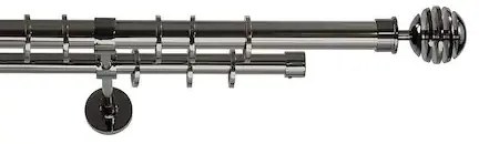 Galerie dubla Saturn, grosime 19mm, onyx, (Alege marime: 120 cm)