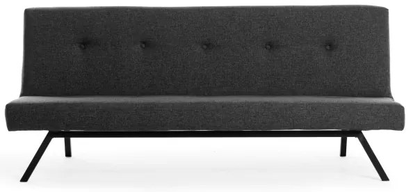 Canapea 2 locuri LOKO, gri închis
