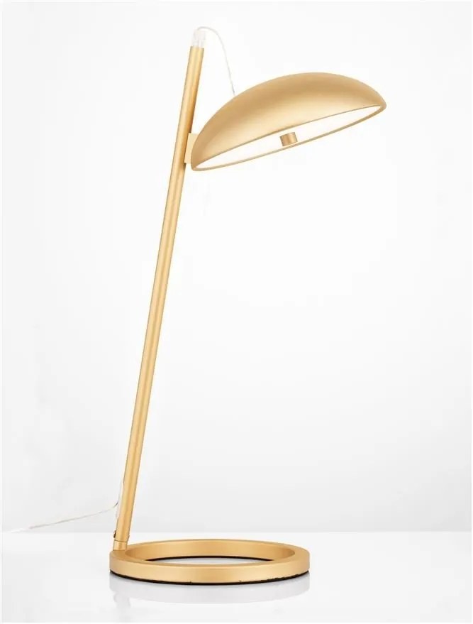 Veioza, lampa de masa LED Flute auriu