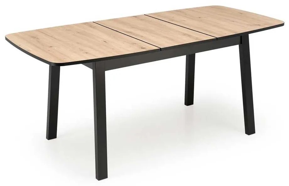 Masă de bucătărie Hank, stejar artisan / negru