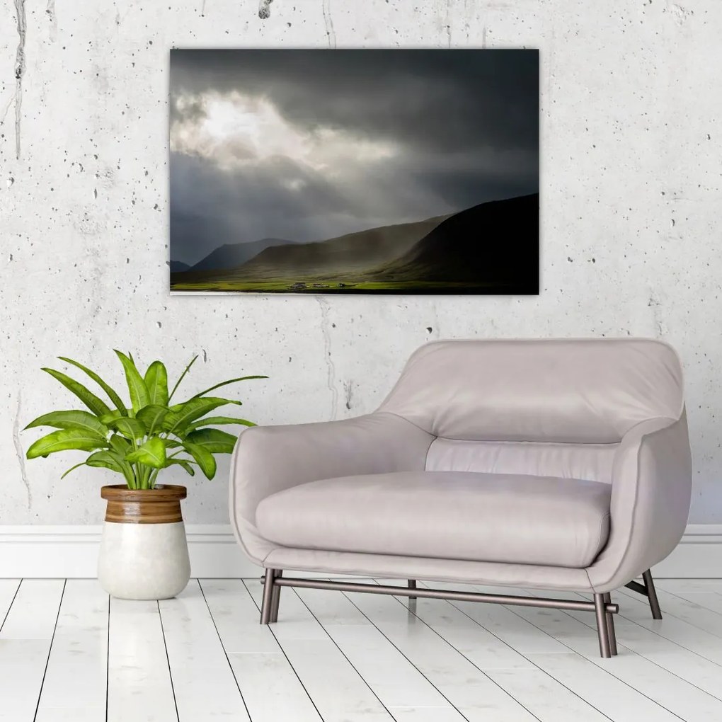 Tablou cu furtuna în apropiere (90x60 cm)