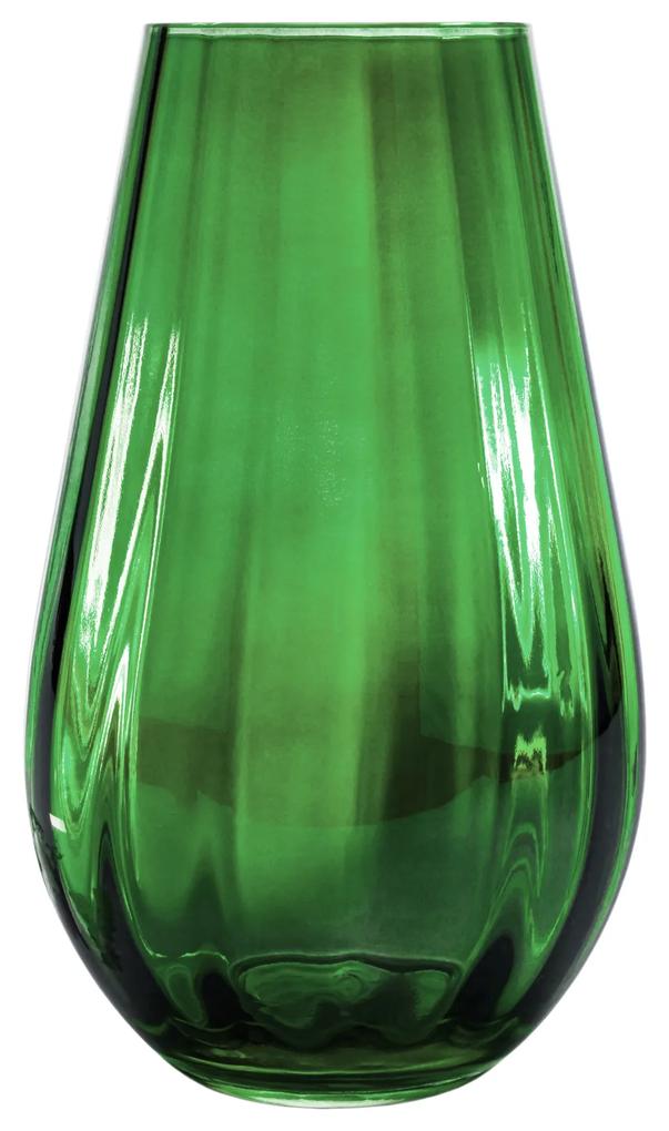 Vaze, set de 2, verde/chihlimbar, GLOW