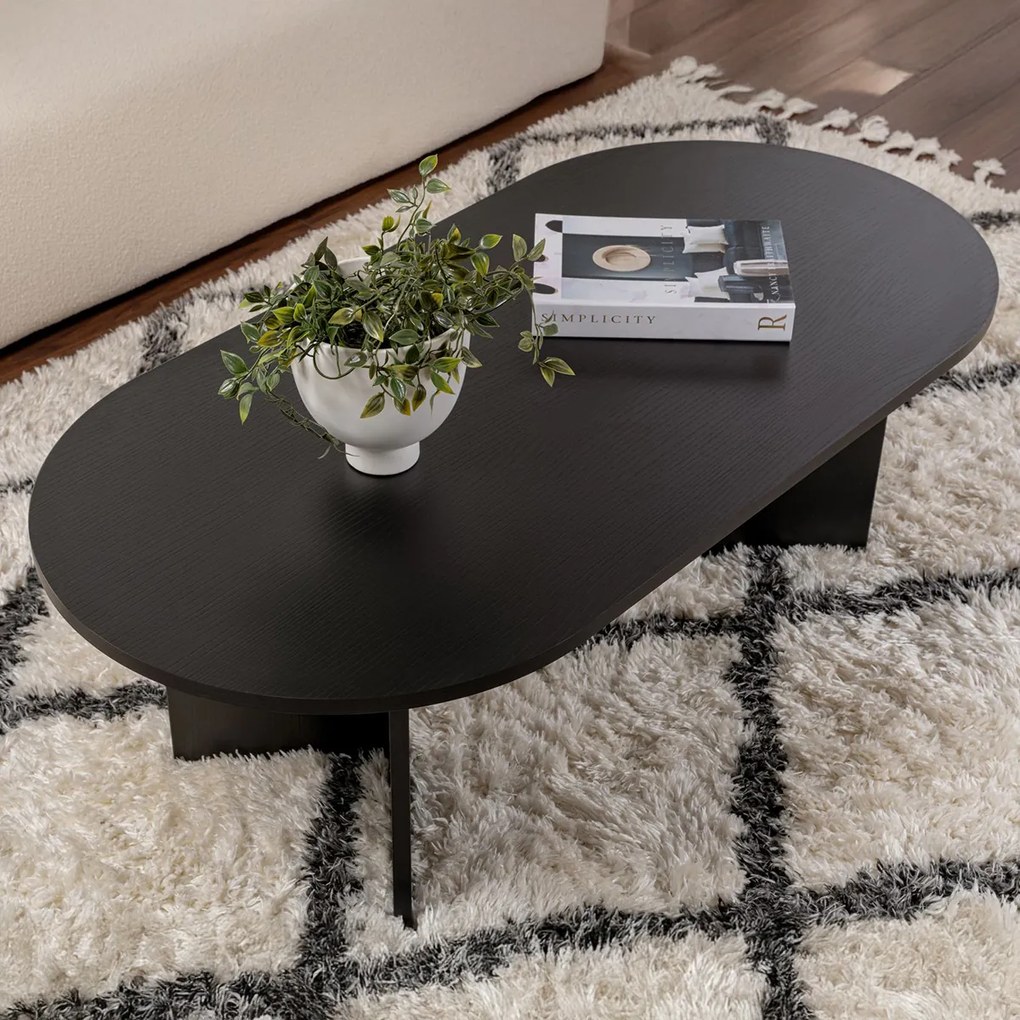 Masă de cafea Sable Wood Black