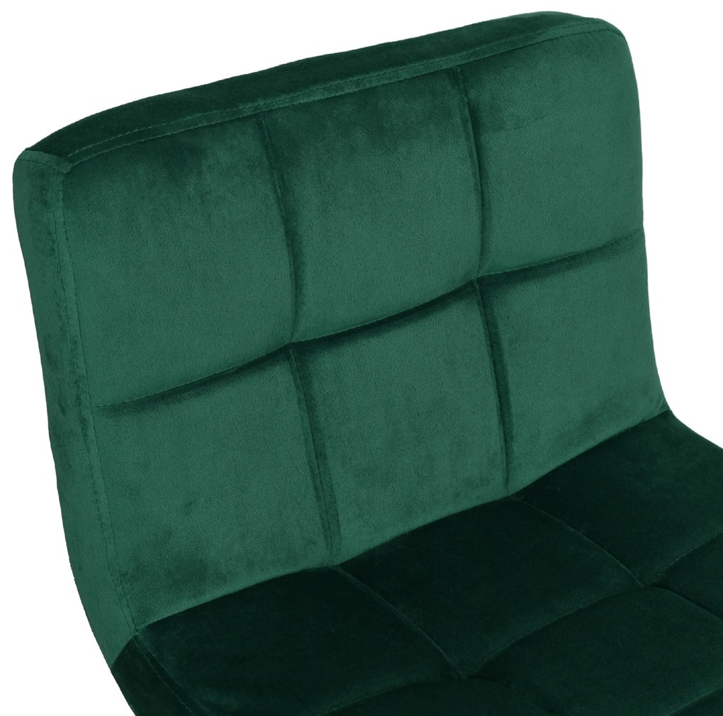 JAKS SCAUN DE BAR ARAKO BLACK VELUR  VERDE
