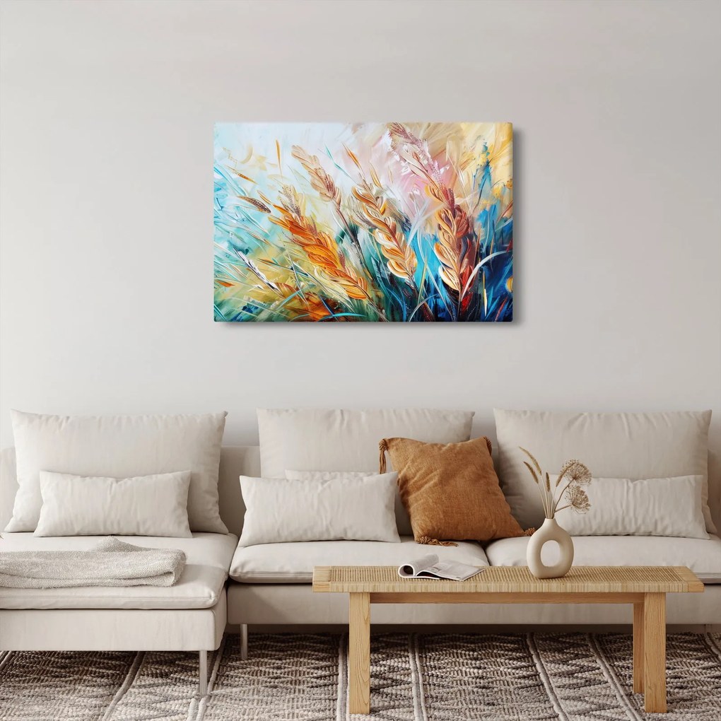 Tablou - Grâu, abstracție (90x60 cm)
