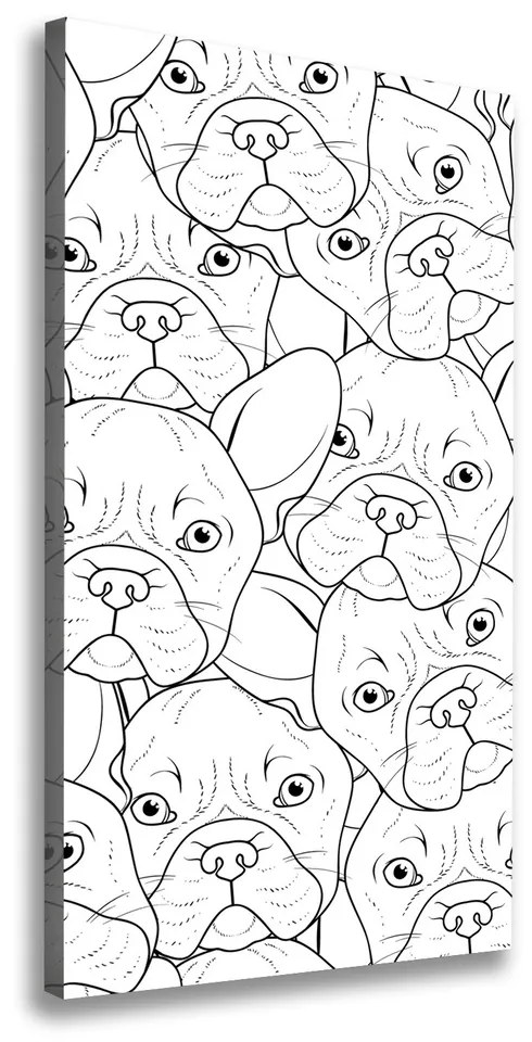 Imprimare tablou canvas Bulldogs franceză