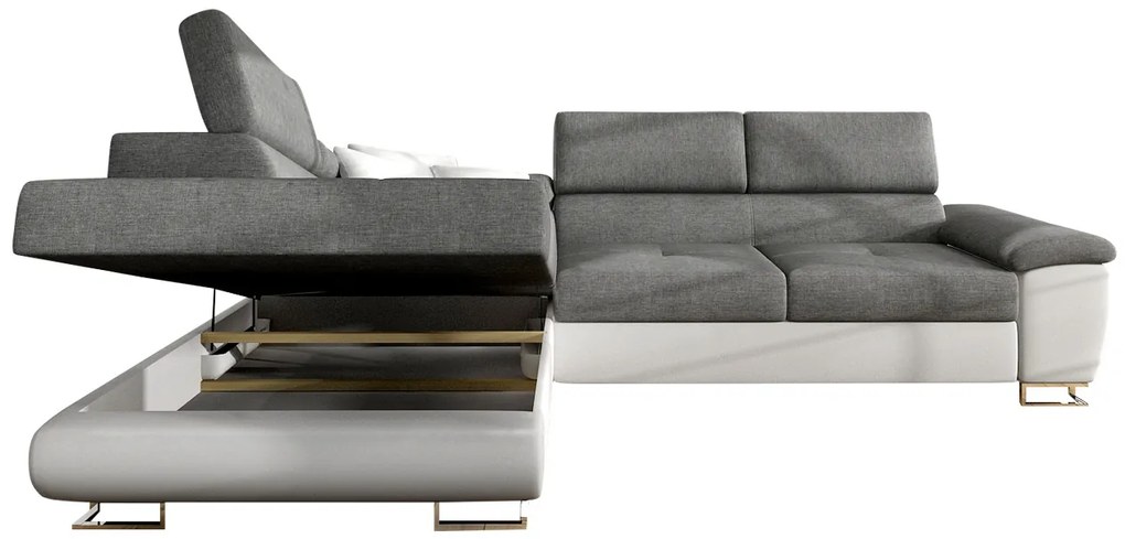 Colțar Alphard (D) (piele ecologică Soft 029 + Uttario Velvet 2971 + Kronos 02). 1060188