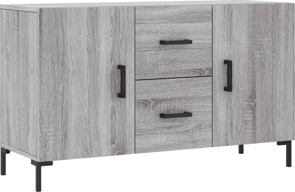 vidaXL Dulap, gri sonoma, 100x36x60 cm, lemn compozit
