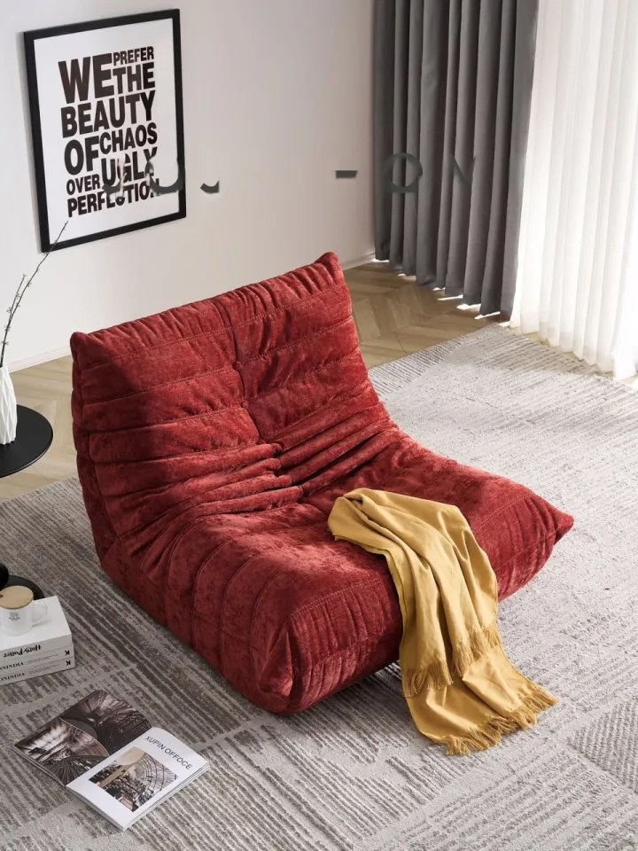 Fotoliu Lounge din Memory Foam HD 90x100x75 cm, Moises (Culoare: Galben)