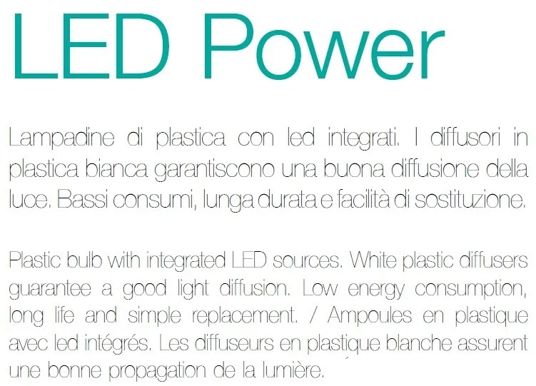 Bec LED POWER E27 10W GOCCIA 4000K 151991