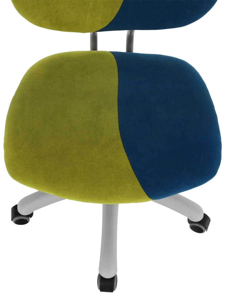 Scaun rotativ reglabil, verde/albastru/gri, RAIDON