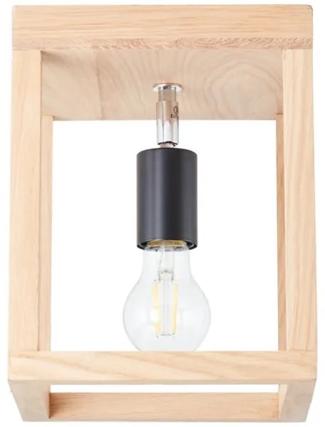 Plafonieră Brilliant NEREA 1xE27/15W/230V stejar