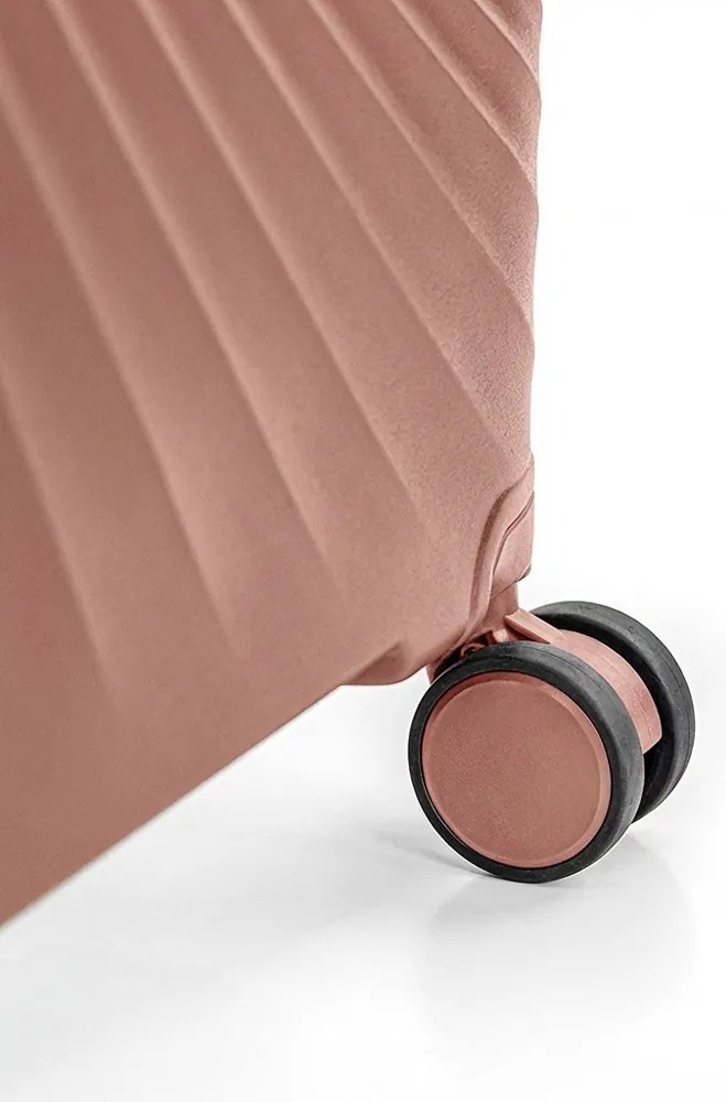 TraveLux Endure valiză medie cu capac dur 68x45x25 cm aur roz