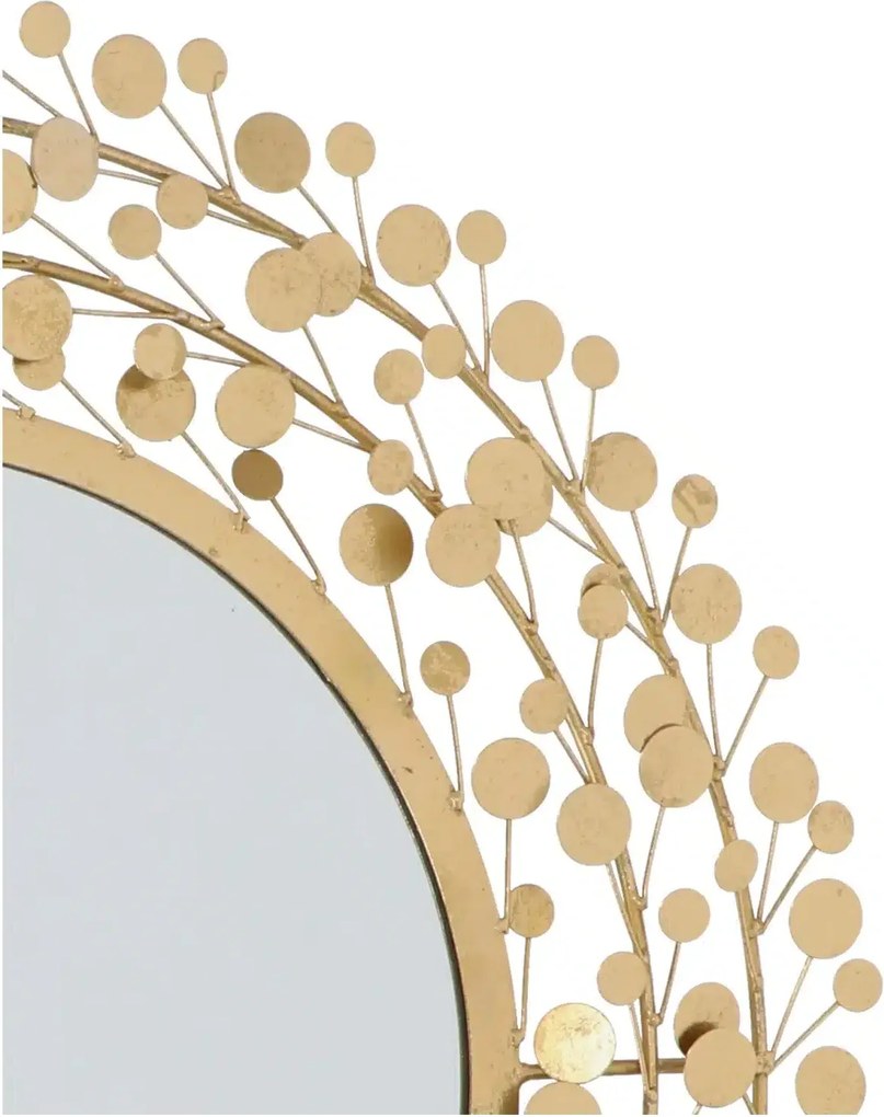 Oglinda Leaf metalica ⌀ 78 cm