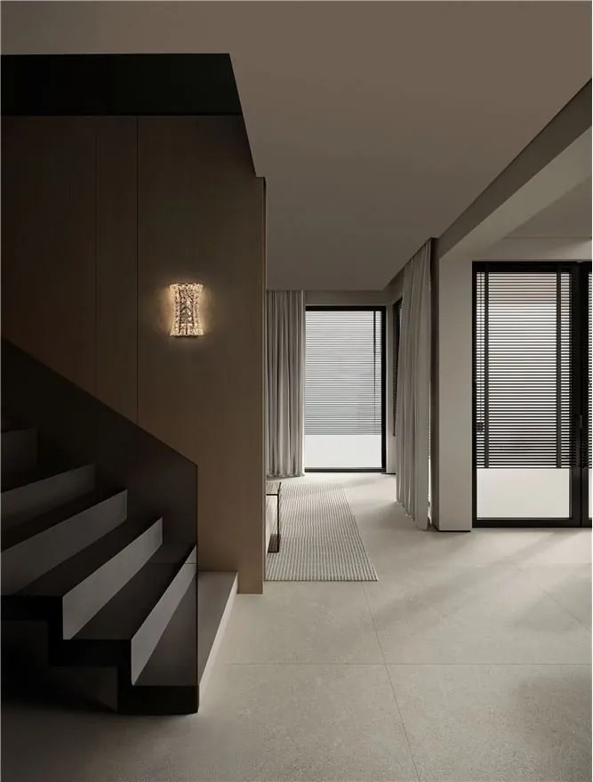 Aplica de perete LED crom, cristale sticla CELYSIA