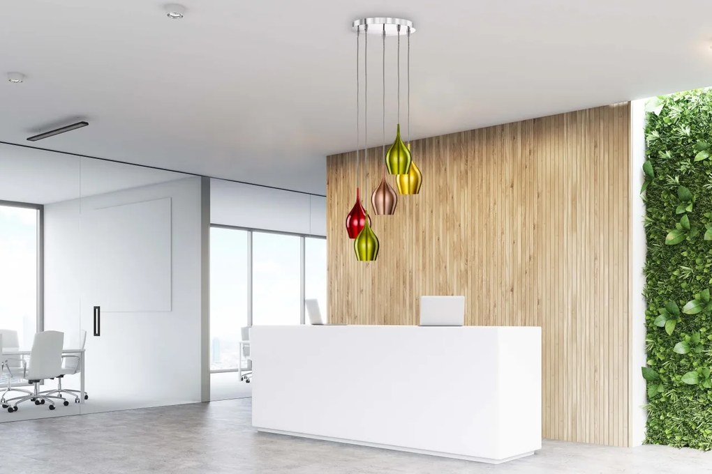 Lustra moderna design multicolor Vibrant 5L 6465-5 SRT
