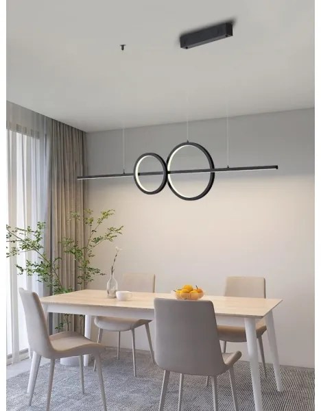 Lustră LED dimabilă pe cablu Immax NEO 07236L LITE RONDAS LED/56W/230V Tuya + telecomandă