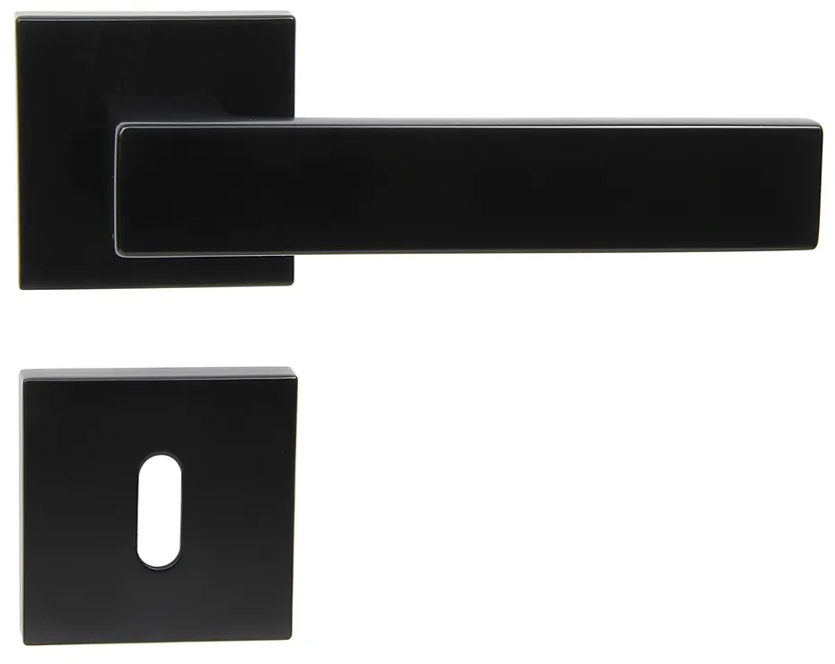 Fitinguri din Zamak Torino - rozeta BB, neagra
