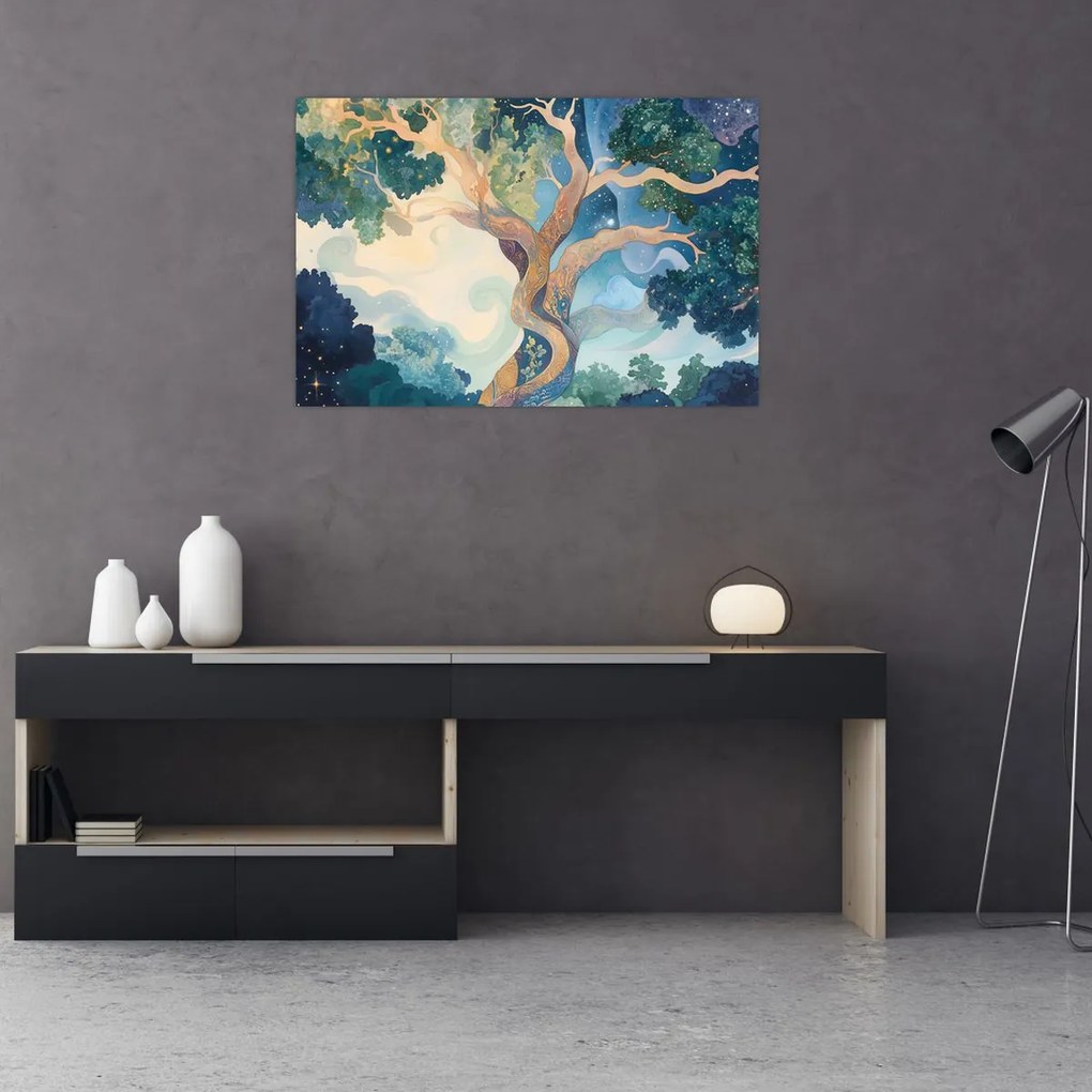 Tablou – Arbore cosmic (90x60 cm)