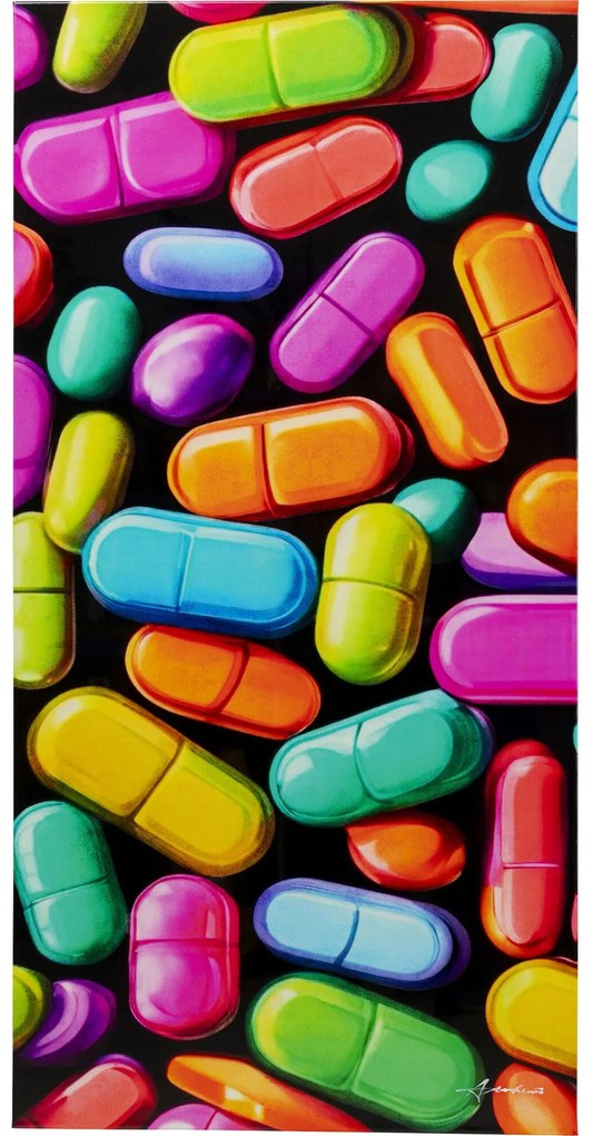 Tablou Canvas Pastilla Colorat 70x140 cm