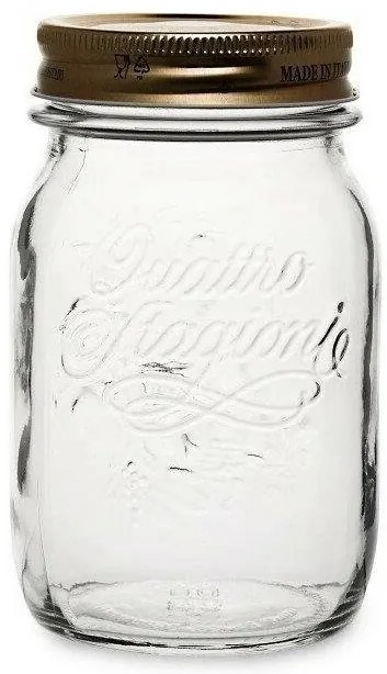 Bormioli Rocco Borcan de sticlă cu capac QuattroStagioni, 500 ml, 500 ml