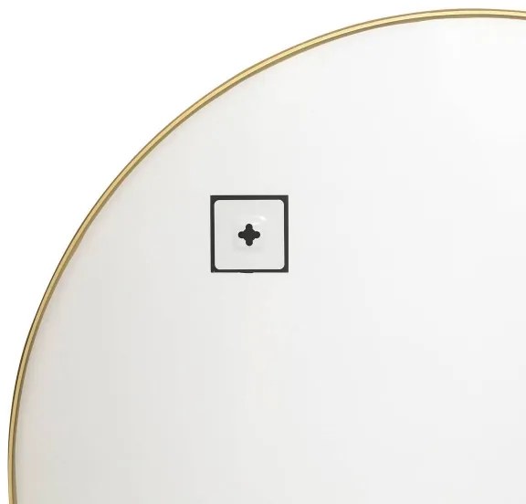 Oglindă de perete ALICE 65x90 cm, aurie - Atmosphera