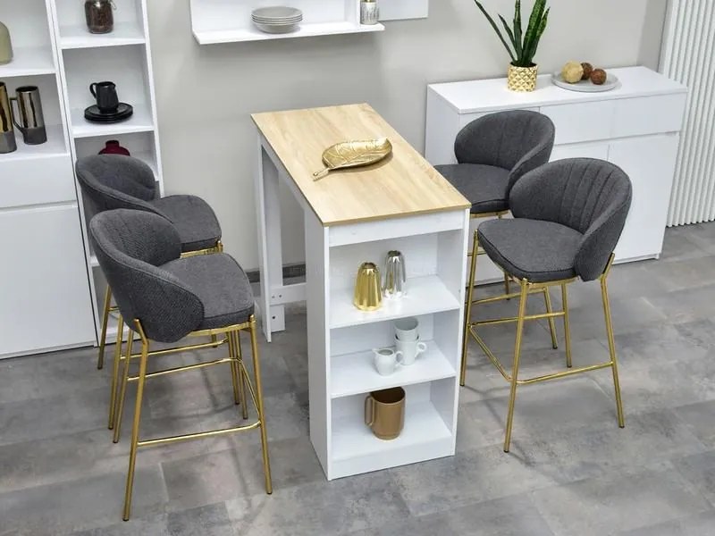 Scaun Farah (grafit + auriu). 1110684