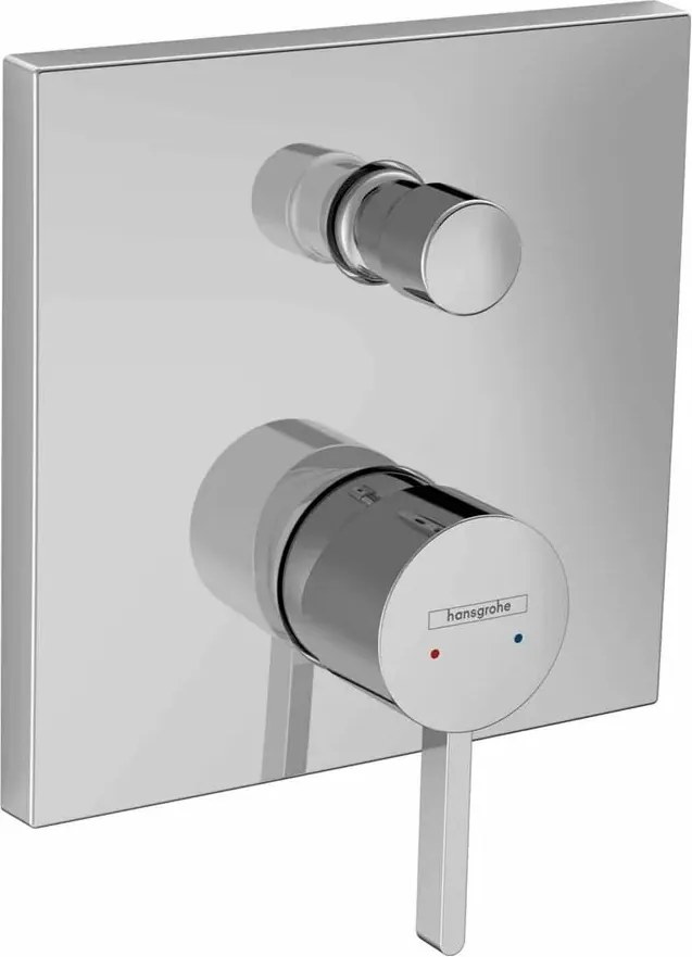 Baterie cada - dus incastrata Hansgrohe Finoris monocomanda crom
