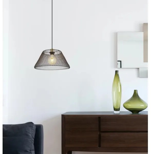 Lustră pe cablu Globo 15646H1 BAKU 1xE27/40W/230V d. 36 cm