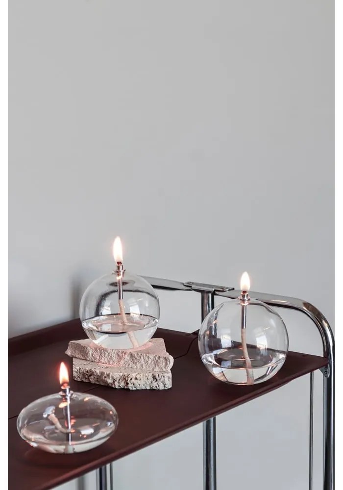 Lampă cu ulei din sticlă (înălțime 10 cm) Aura – Mette Ditmer Denmark