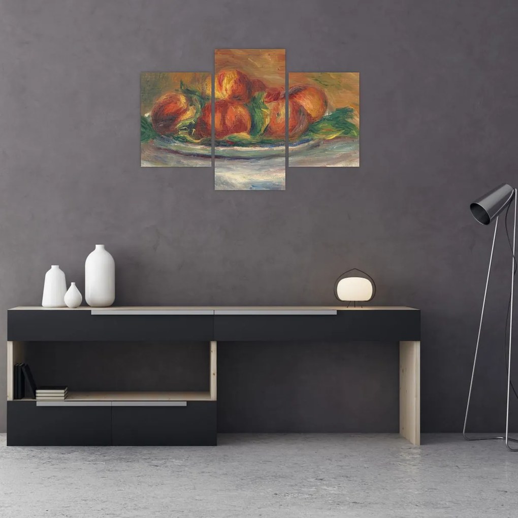 Tablou - Auguste Renoir, Peaches on a Plate, reproducere (90x60 cm)