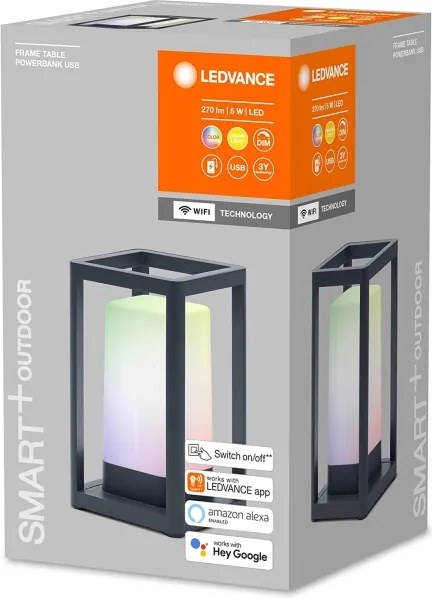 Lampă LED RGBW de exterior dimabilă cu acumulator extern LED/5W/230V Wi-Fi Ledvance