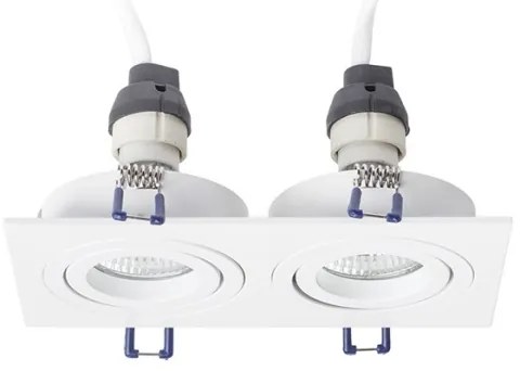 Spot încastrat PASADENA 2xGU10/50W/230V RED-Design Rendl-R12713