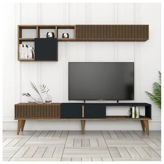 Mobila Living MILAN Nuc/Antracit