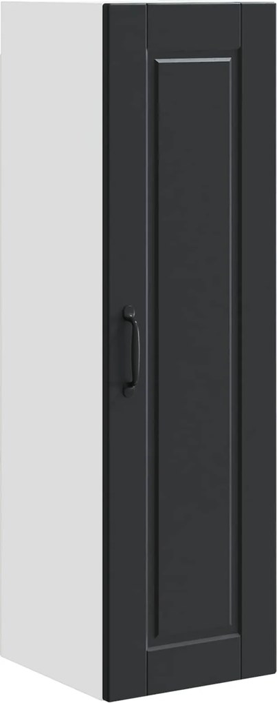 vidaXL Dulap de bucătărie cu raft Negru 30 x 31 x 100 cm Lemn compozit