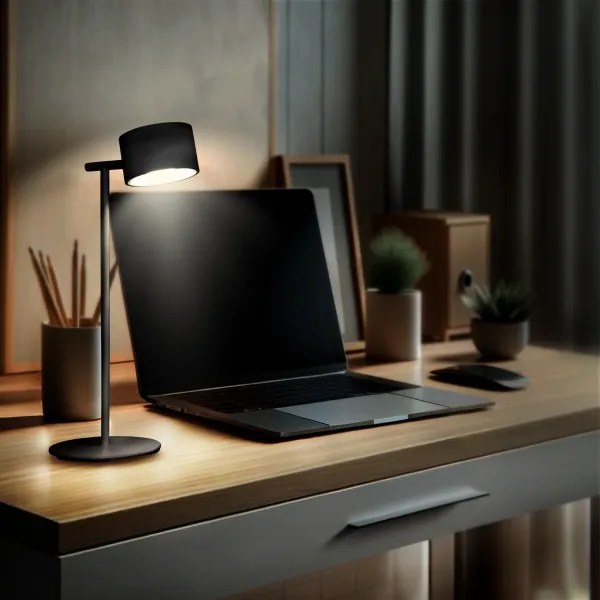 Lampă LED reîncărcabilă dimabilă 3 în 1 Solight WO68-B LED/4W/2000 mAh 3000/4000/6500K negru