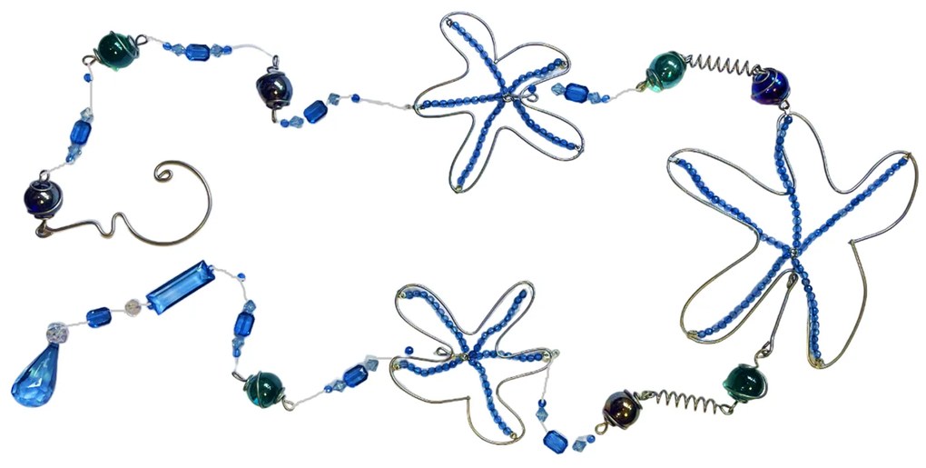 Ghirlanda decorativa BLUE SEAFISH, 130cm