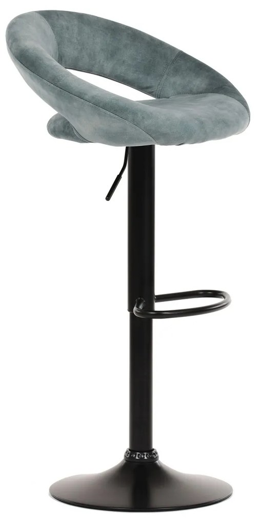 Set de scaune de bar AUB-822 BLUE4, 2 buc.