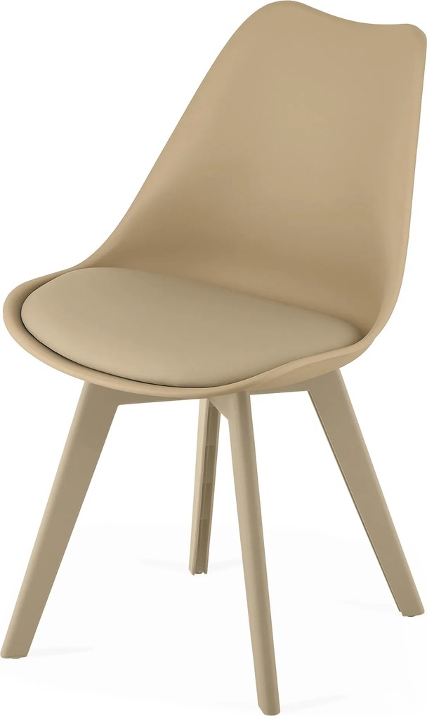 OFERTA Scaun bej BALI MARK cu picioare bej II. calitate