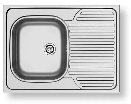Pyramis 101041501 - Chiuvetă de bucătărie CORE 80x60 cm satinată