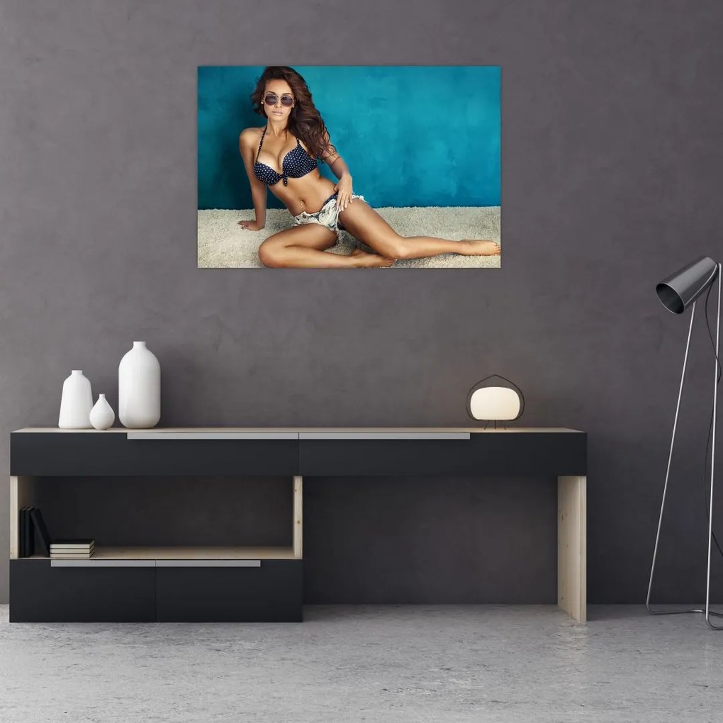 Tablou - Femeia pozând (90x60 cm)