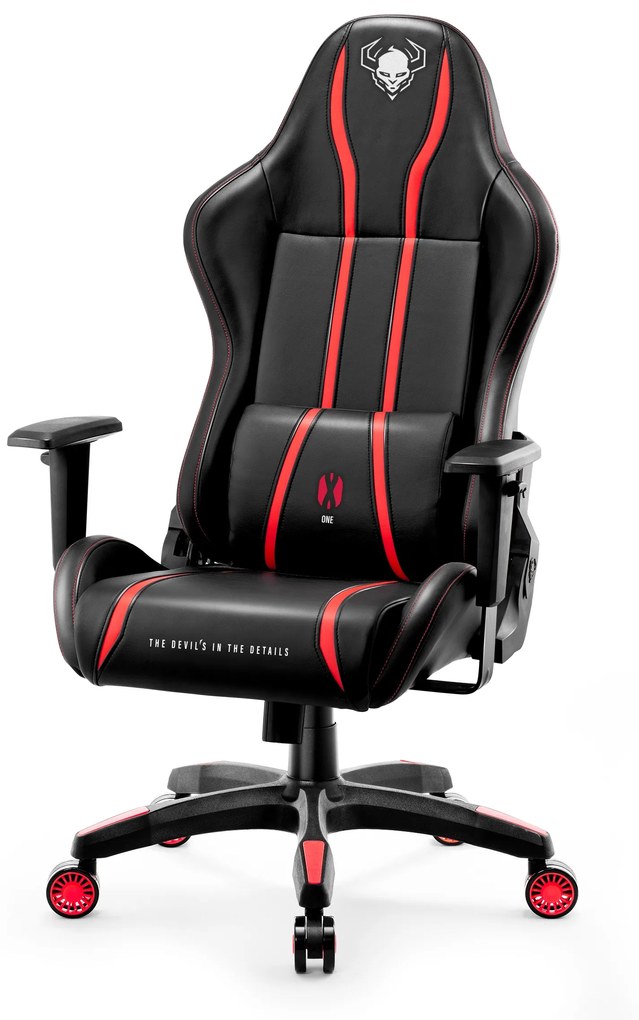 Scaun gaming Diablo X-One 2.0 Normal Size: negru-roșu