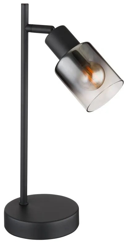 Veioza, lampa de masa design modern Hubertus negru